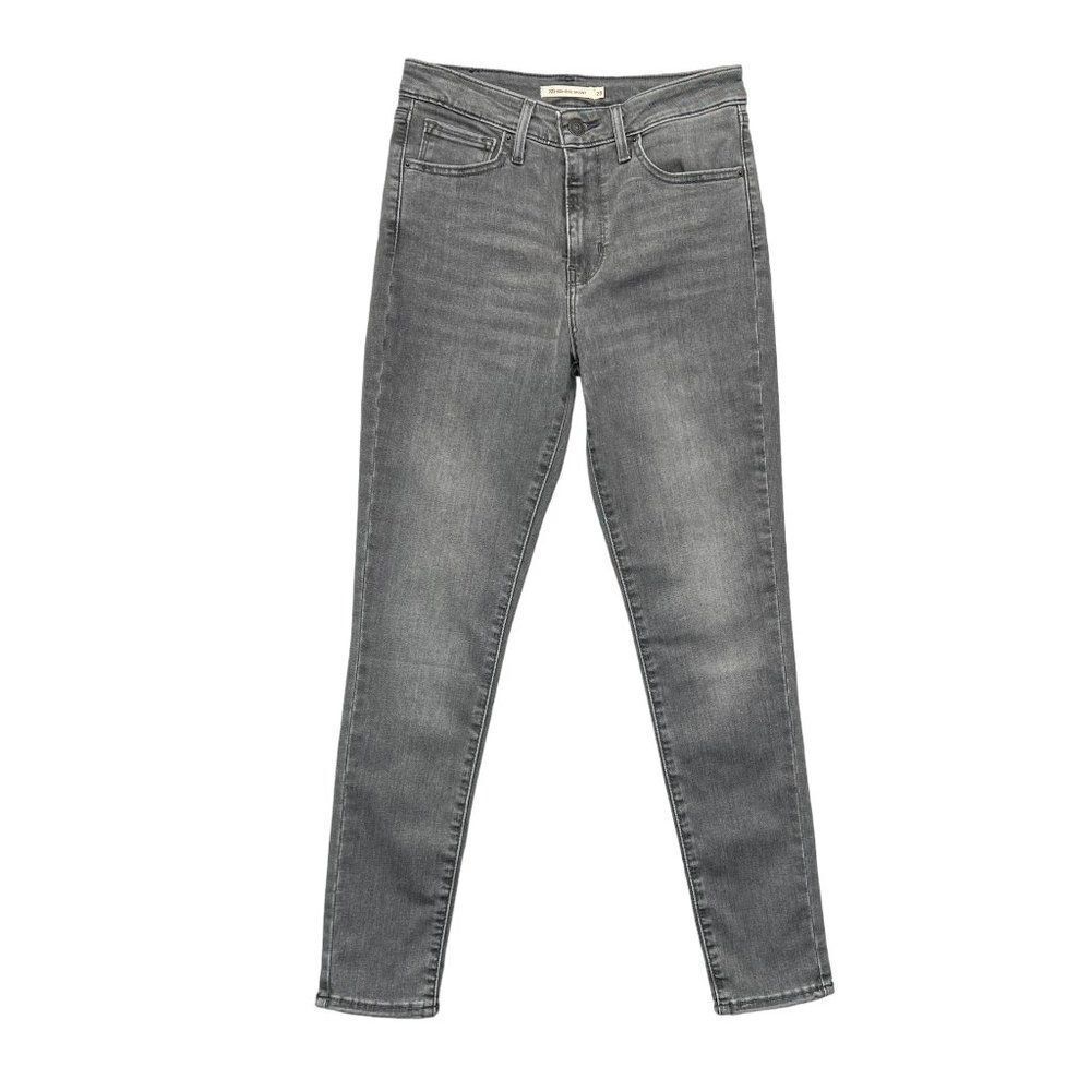 Levi's 721 High Rise Skinny Jeans-Gray